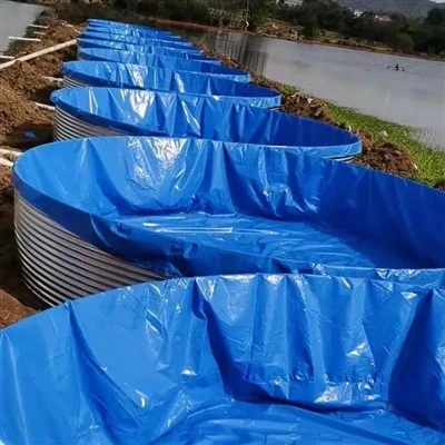 Wasserdichter blauer PVC-Fischteich